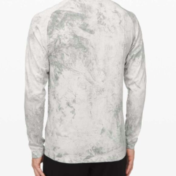 (6155) LULULEMON MENS Metal Vent Tech Long Sleeve *Chalk Wash Sz XS *LOVED EUC - Picture 4 of 9